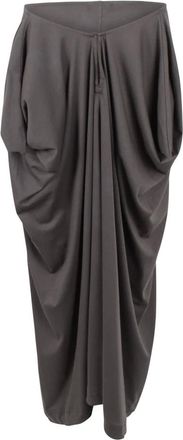 SOEUR Maxi Skirts, female, Gray, Size: S Draped tie-waist skirt