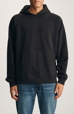 Mavi Relaxed Fit Cotton Hoodie in Black at Nordstrom, Size Xx-Large