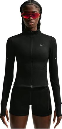 Nike Swift Dri-FIT Full-Zip - Dames - Sport - Zwart - Maat: M Spandex