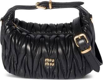 Miu Miu Matelass&eacute; Nappa Leather Pouch Bags