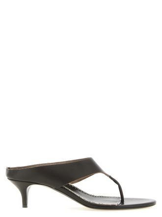 Magda Butrym Brown Leather Stiletto Heel Womens Sandals