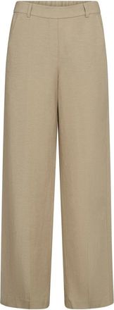 Mos Mosh Cropped Broeken - Dames - Vrijetijds broeken - Beige - 2XL - Broeken