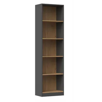Topeshop Topeshop - Kaffi - Librer&iacute;a De Sal&oacute;n De Estilo Escandinavo - 50x30x181 - 5 Baldas - Librer&iacute;a