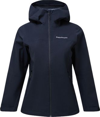 Peak Performance Womens Trail HIPE 2.5L Shell Jacket Black XL