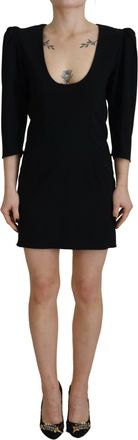 Dsquared2 Dsquared&sup2; Polyester Long Sleeves Bodycon Sheath Womens Dress (Pre-Owned)