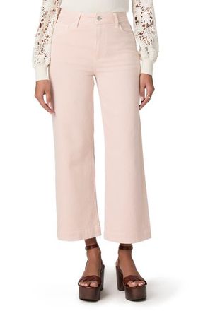 Paige Anessa High Waist Ankle Wide Leg Jeans in Vintage Rosa at Nordstrom, Size 27