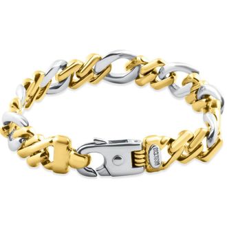 Pompeii3 Mens Link 14k Gold (48gram) or Platinum (77gram) 9.5-11mm Bracelet 8.25