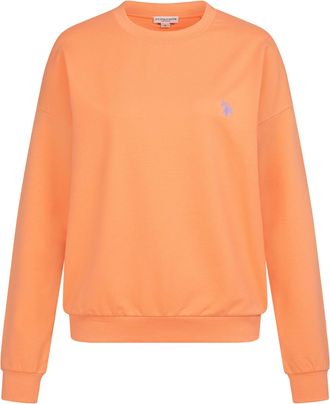U.S.Polo Association dames sweatshirt van katoen met stretch