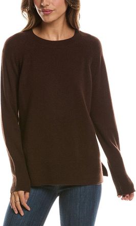Fort&eacute; Cashmere Easy Crewneck 100% Cashmere Sweater