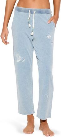 Spiritual Gangster Icon Pacific Ankle Sweatpants in Bleached Denim at Nordstrom, Size X-Large