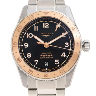 Longines Spirit Zulu Time 1925 Automatic Black Dial Mens Watch L38035536