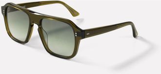 Epokhe Pano Sunglasses in Army Green/green Gradient at Nordstrom