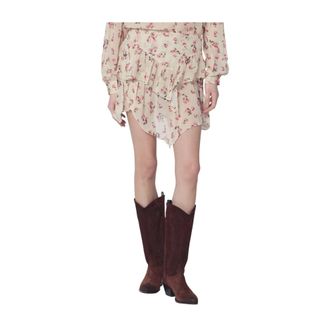 Isabel Marant Isabel Marant Etoile Skirts Beige - female - Marant &eacute;toile - Short Skirts - Multicolor - XS - Skirts