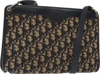 Dior Pre-owned Trotter Canvas Schoudertas - Dames - Vintage Schoudertas - Veelkleurig - ONE Size - Leer - Vintage