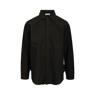 Fear of God Casual Shirts, male, Black, Size: S Classic Shirt