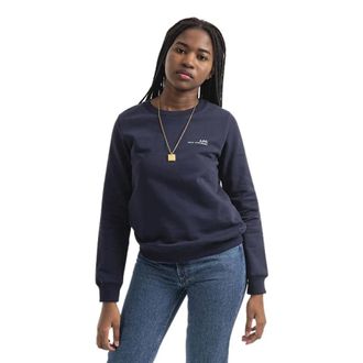 A.P.C. Sweatshirt - Dames - Sweatshirts - Blauw - XS - Katoen - Hoodies & sweatvesten