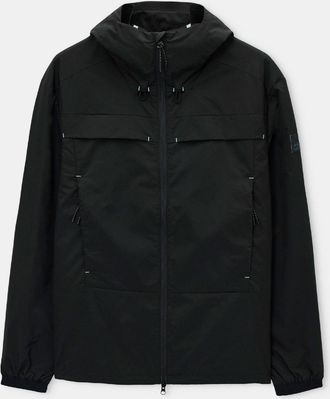 Weekend Offender Mens Ergotek Windbreaker Jacket in Black Nylon - Size 3XL