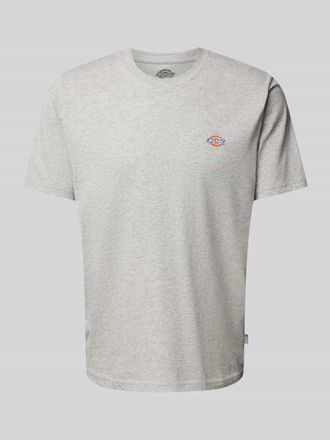 Dickies T-Shirt mit Label-Print Modell MAPLETON in Hellgrau Melange, Größe S