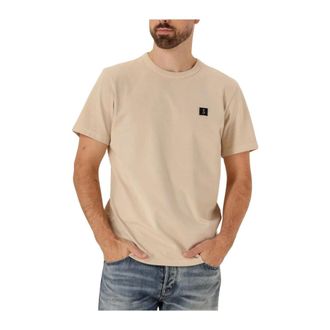 Butcher of Blue Tops, Heren, Beige, L, Katoen, Beige Army Tee voor Heren