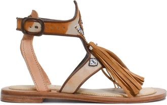 Meher Kakalia Womens Tiki Sofia Sandal In Khaki