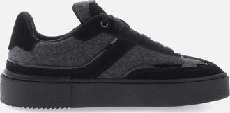 DKNY Womens Bethan Lace Up Trainers - Grey/Black/Multi - Size: 3.5