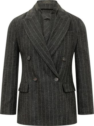 Brunello Cucinelli Mujer, Chaquetas, Gris, Talla: S