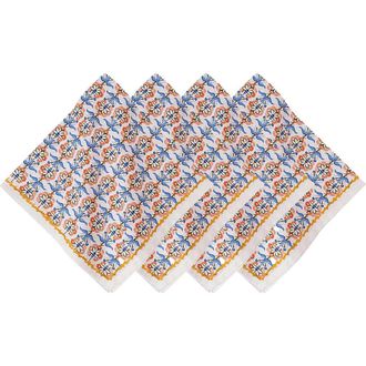 Juliska Emilie Set of 4 Cotton Napkins in Chambray at Nordstrom