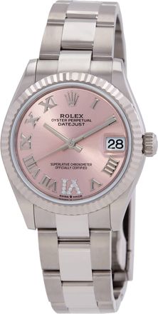 Rolex Datejust 31 Automatic Diamond Pink Dial Ladies Watch 278274PRDO