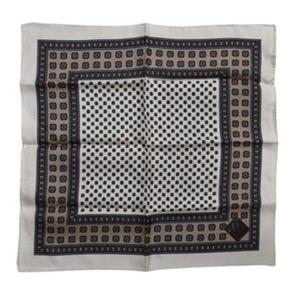 Dolce & Gabbana Pa&ntilde;uelo Cuadrado con Estampado - Accessories - Hombre - Multicolor - ONE SIZE