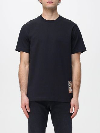 Burberry T-shirt in cotone con logo Burberry