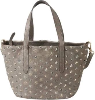 Jimmy Choo London Pre-owned Bucket Bags, female, Gray, Size: ONE SIZE Pre-owned Bucket Bag
