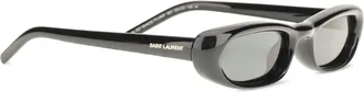 Saint Laurent Womens Tortoiseshell Sunglasses Nero Acetate; Nylon