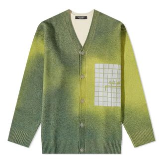 A-Cold-Wall* Gradient Cardigan Sweaters Olive ACWMK066OLIVE
