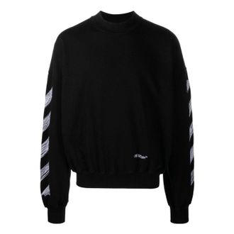 Off-white Scribble Diag Print Sweatshirt OMBA067S23FLE0041001