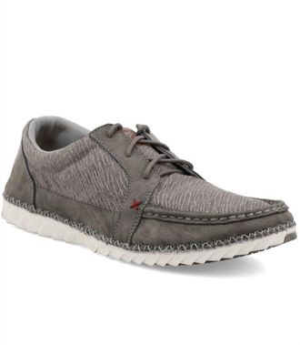 Twisted X Boots Mens Zero-X Casual Shoes In Charcoal Grey