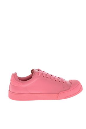 Marni Pink Low Leather Sneakers