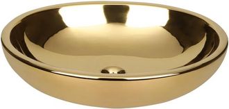 Differnz Dias Waskom 50x38x14cm Keramiek Goud