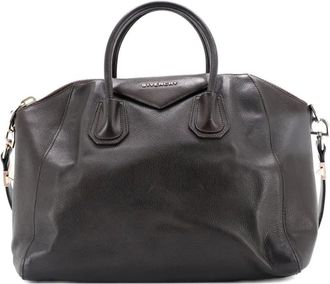 Givenchy Antigona Bag Glazed Leather Large satchel - Bruin