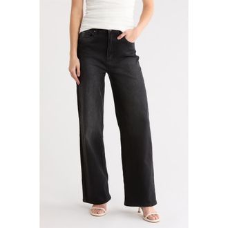 Vigoss Cuff Wide Leg Jeans in Rinse at Nordstrom Rack, Size 27