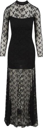 Aniye By Zwarte jurk met stijl 181332 - Dames - Maxi kleedjes - Zwart - XS - Kleedjes