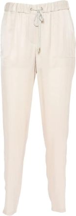 Lorena Antoniazzi Pantaloni con coulisse - Toni neutri
