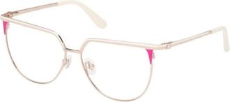 Guess Optical Frame - Dames - Brillen - Wit - 54 MM - Accessoires