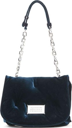 Maison Margiela small Glam Slam shoulder bag - women - Viscose/Cupro - One Size - Blue