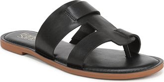 Franco Sarto Jerina Sandal in Black Faux Leather at Nordstrom Rack, Size 5.5