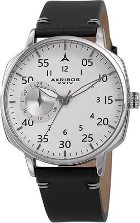 Akribos XXIV Quartz White Dial Mens Watch AK1109BU