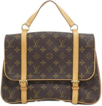 Louis Vuitton Pre-owned Monogram Rugzak - Dames - Vintage Rugzakken - Bruin - ONE Size - Vintage
