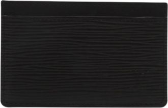 Louis Vuitton Pre-owned Wallets, male, Black, Size: ONE SIZE Pre-owned Card Case