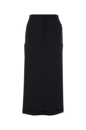 Alexander Wang Alexander Wang Womens Black Wool Blend Pant-skirt - Size EU 34 (Womens)