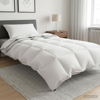 vidaXL Vidaxl Set Piumone Per Tutto LAnno 2 Pz 137 X 200 Cm 150+250 Gsm
