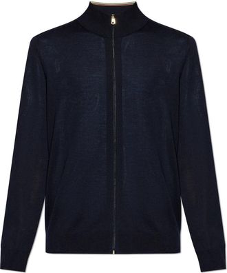 Paul Smith Wool Cardigan - Heren - Vesten - Blauw - M - Wol - Truien & Vesten